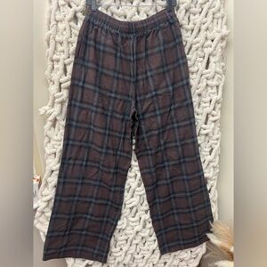 SKIMS FLANNEL SLEEP OVERSIZED PANTS NWT